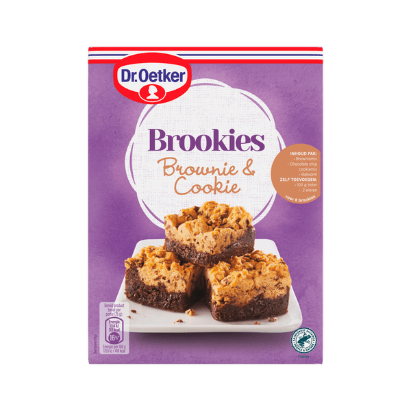 Dr. Oetker Brookies Brownie- und Keksbackmischung