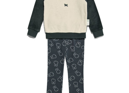 Miffy children's pajamas fleece/cotton off-white