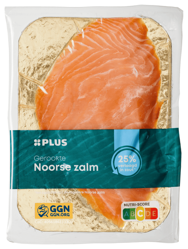 Smoked Norwegian salmon 30% less salt