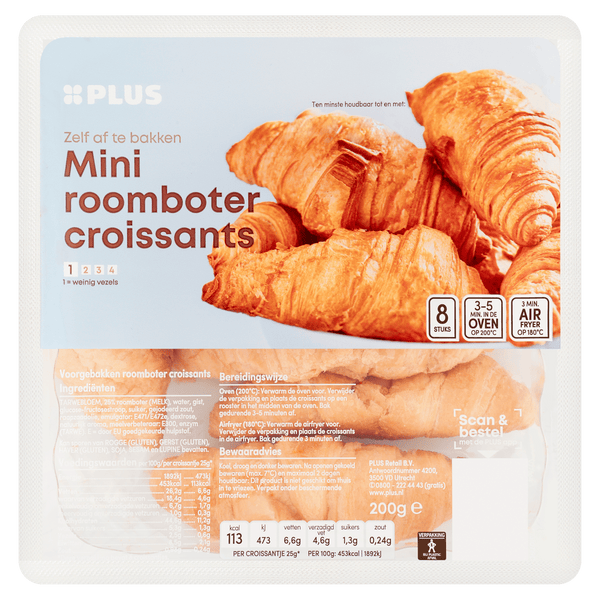 Croissants roomboter mini