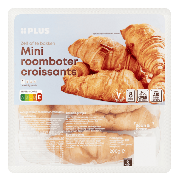 Croissants roomboter mini