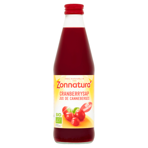Zonnatura Sap cranberry puur bio