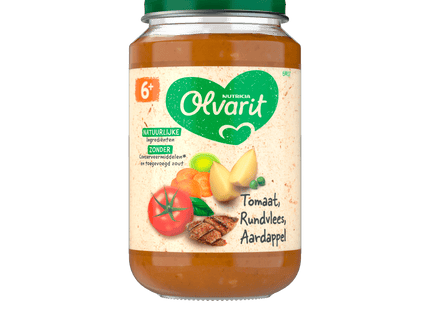 Olvarit 6+mnd Tomaat Rund Aardappel Wortel