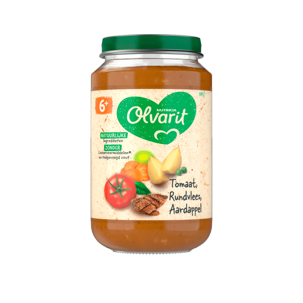 Olvarit 6+mnd Tomaat Rund Aardappel Wortel