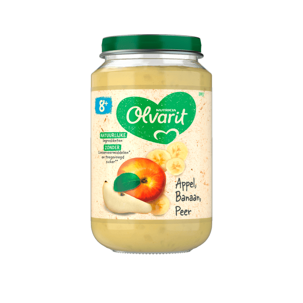 Olvarit 8+ months Apple Banana Pear
