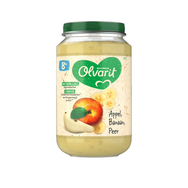 Olvarit 8+ Monate Apfel Banane Birne