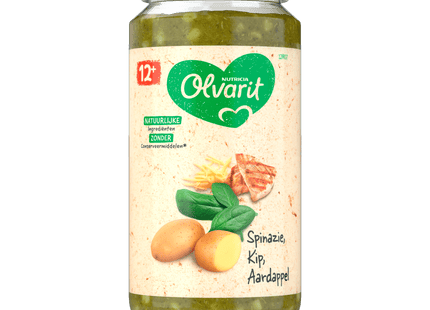 Olvarit 12+ months Spinach Chicken Potato