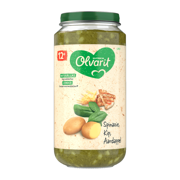 Olvarit 12+ Monate Spinat Hähnchen Kartoffel