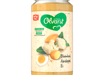 Olvarit 12+mnd Bloemkool Aardappel Ei