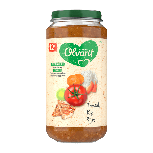 Olvarit 12+ months Tomato Chicken Rice