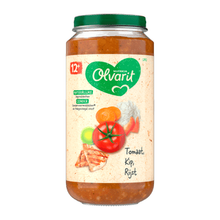 Olvarit 12+ Monate Tomaten-Hähnchen-Reis
