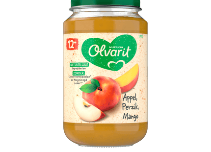 Olvarit 12+mnd Appel Perzik Mango