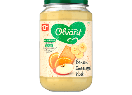 Olvarit 12+months Banana Orange Cookie