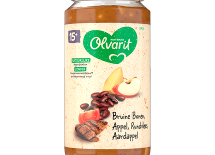 Olvarit 15+months Br. Beans Apple Beef Potato