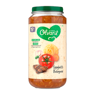 Olvarit 15+ Monate Spaghetti Bolognese