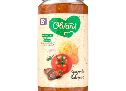 Olvarit 15+ months Spaghetti Bolognese