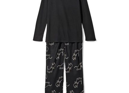 dames pyjama zwart Takkie zwart