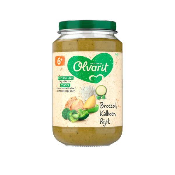 Olvarit 6+mnd Broccoli Kalkoen Rijst