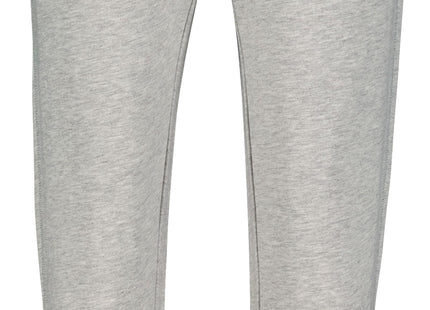 ladies lounge sweatpants cotton gray melange