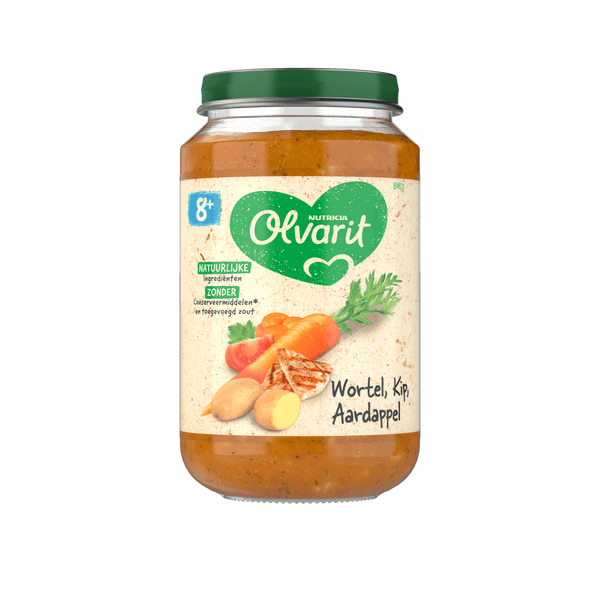 Olvarit 8+mnd Wortel Kip Aardappel