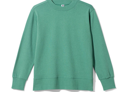 dames lounge sweatshirt donkergroen