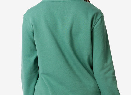 dames lounge sweatshirt donkergroen