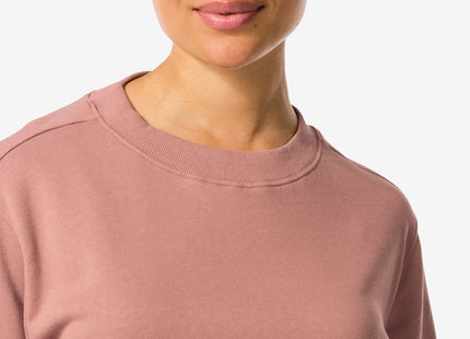 dames lounge sweatshirt lichtbruin