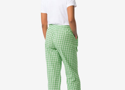 women's pajama pants cotton green