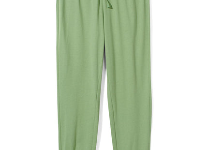 women's pajama pants with cotton medium green