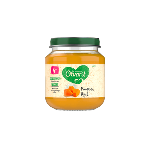 Olvarit 4+ Monate Kürbis Reis