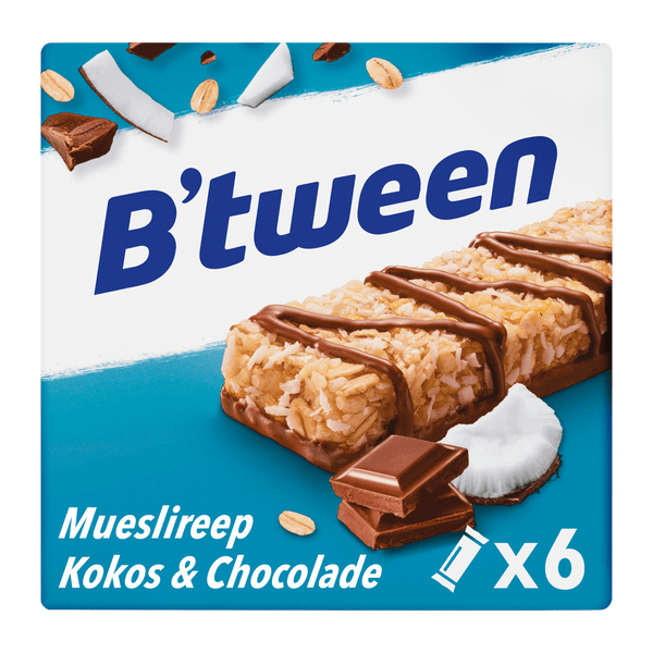 B'tween Mueslireep Kokos Chocolade