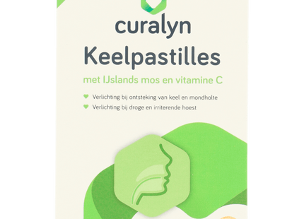 Curalyn Throat Lozenges Icelandic Moss