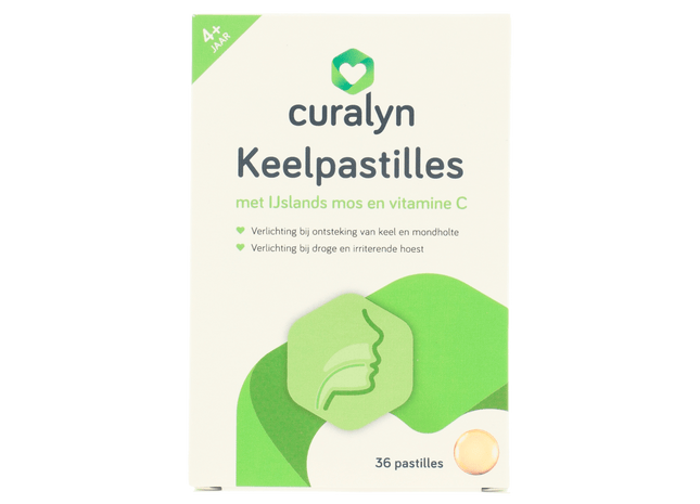 Curalyn Keelpastilles IJslands mos