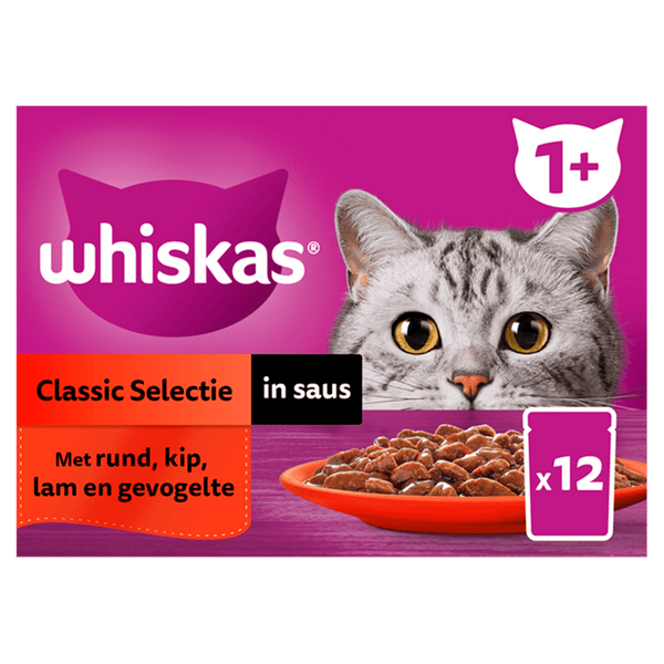 Whiskas 1+ Classic - Selection in sauce