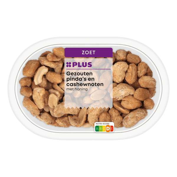 Gesalzene Erdnüsse & Cashewkerne mit Honig