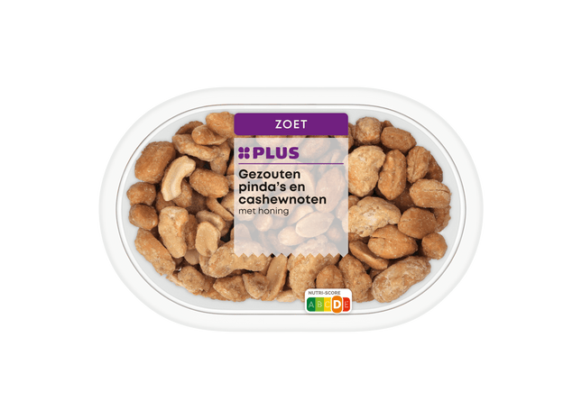 Gezouten Pinda's & Cashew met honing