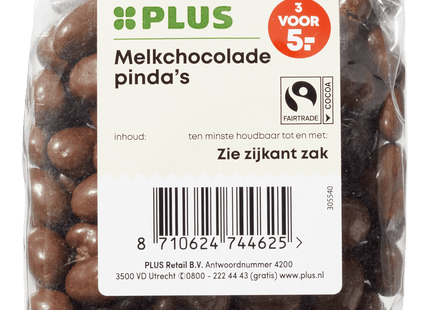 Milk chocolate peanuts Fairtrade