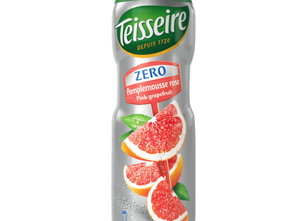 Teisseire Siroop roze pompelmoes zero