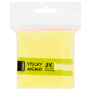 Neon-Notizblöcke für Zuhause und Büro, 100 Blatt