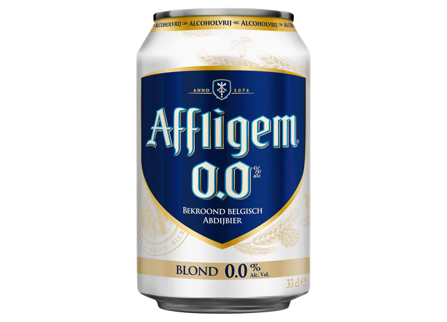 Affligem Blond 0.0 bier blik
