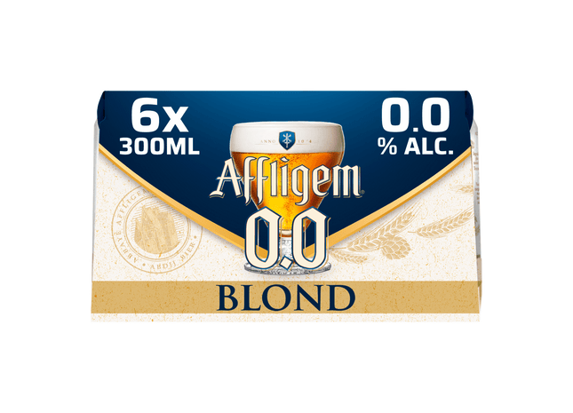 Affligem Blond 0.0 bier blik
