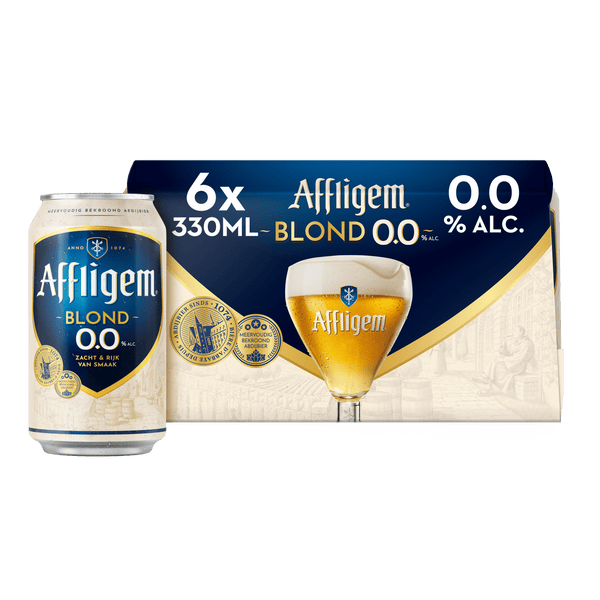 Affligem Blond 0.0 beer can
