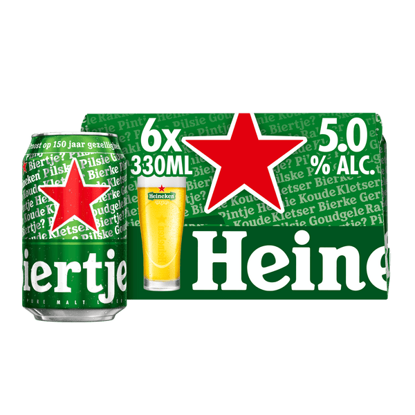 Heineken Premium pilsener bier blik