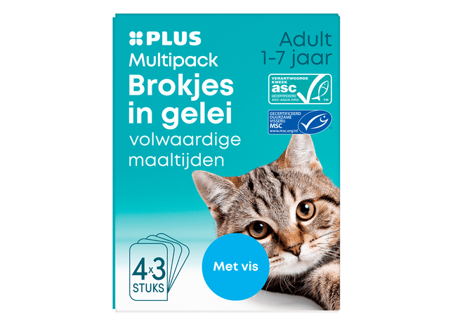 Brokjes in gelei multipack vis adult