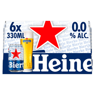 Heineken Premium pilsener 0.0 bier blik