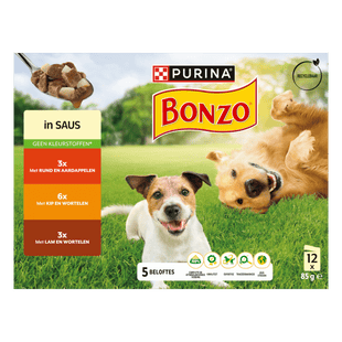 Bonzo Maaltijdzakjes in saus