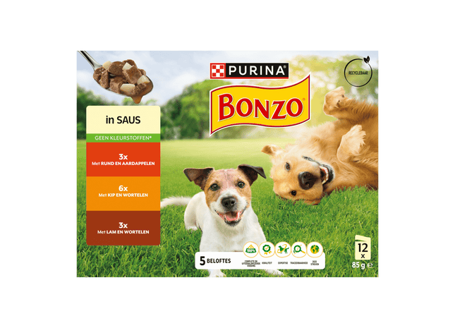 Bonzo Maaltijdzakjes in saus