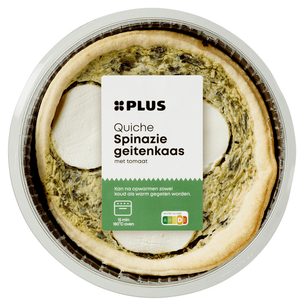 Quiche mit Spinat und Ziegenkäse