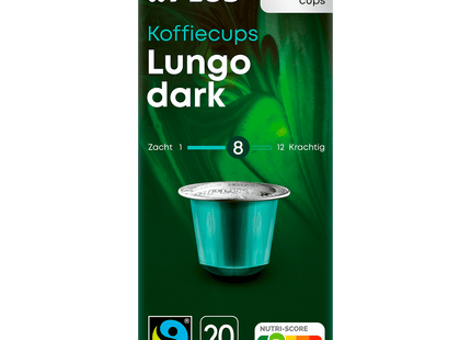 Koffiecups lungo dark Fairtrade