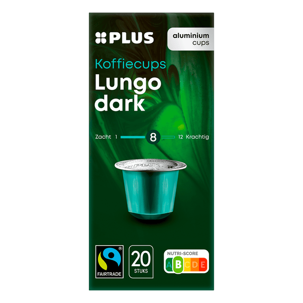 Koffiecups lungo dark Fairtrade